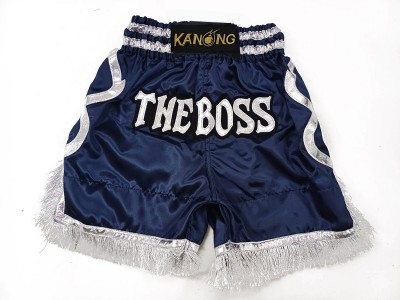 Pantaloncini boxe personalizzati : KNBXCUST-2048-Navy