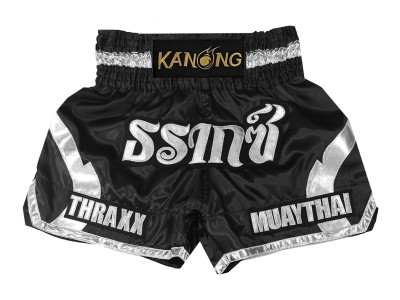 Pantaloncini Kick boxing personalizzati : KNSCUST-1203 Nero