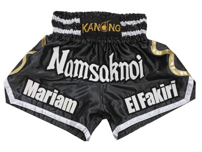 Pantaloncini Kick boxing personalizzati : KNSCUST-1249-Rosso