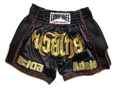 Pantaloncini Kick boxing personalizzati : KNSCUST-1253 Nero