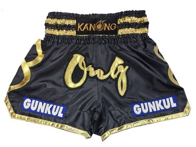 Pantaloncini Kick boxing personalizzati : KNSCUST-1256 Nero