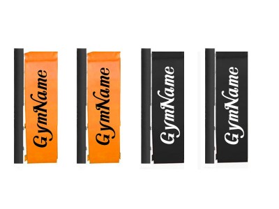 Fasce angolari per tenditore da Muay Thai Ring (set di 4) personalizzati : Arancione/Nero