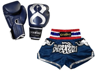 Guantoni Thai boxe e pantaloncini da Muay Thai :Set-125-Gloves-Thaikick-Marina