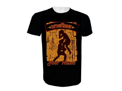 Aggiungi nome Maglietta Muay Thai Kick Boxing : KNTSHCUST-005