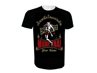 Aggiungi nome Maglietta Muay Thai Kick Boxing : KNTSHCUST-009