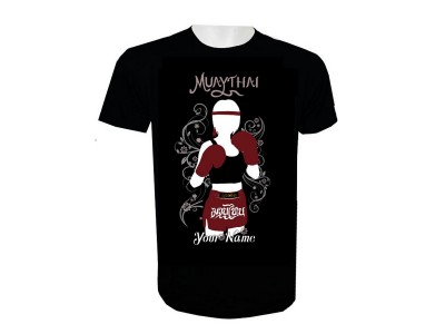 Aggiungi nome Maglietta Muay Thai Kick Boxing : KNTSHCUSTWO-003