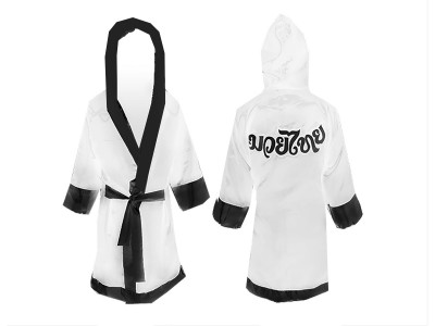 Vestaglia da Boxe Muay Thai KANONG : KNFIR-001-Bianca