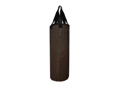 Sacco da boxe in microfibra personalizzato (non riempito): Marrone Scuro 120 cm.