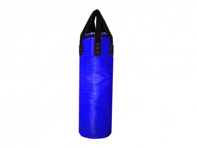 Sacco da boxe in microfibra personalizzato (non riempito): Blu 120 cm.