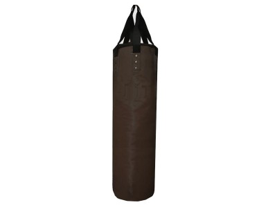 Sacco da boxe in microfibra personalizzato (non riempito): Marrone Scuro 180 cm.