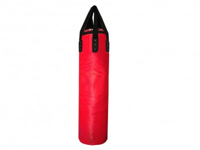 Sacco da boxe in microfibra personalizzato (non riempito): Rosso 180 cm.