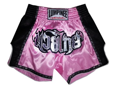 Shorts Bambini Muay Thai Boxe Lumpinee : LUMRTO-003-Rosa-K