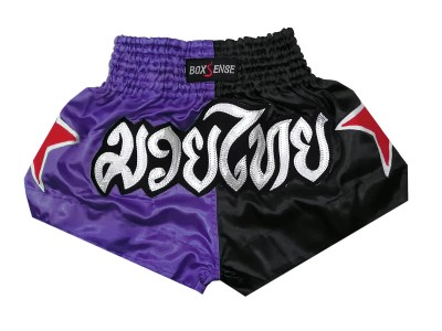 Pantaloncini Ragazzida Kick Boxing Boxsense : BXSKID-005-Viola