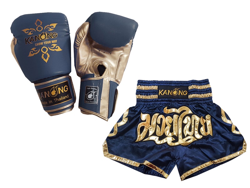 Set di prodotti abbinati a guanti e pantaloncini da Muay Thai : Set-121-Marina
