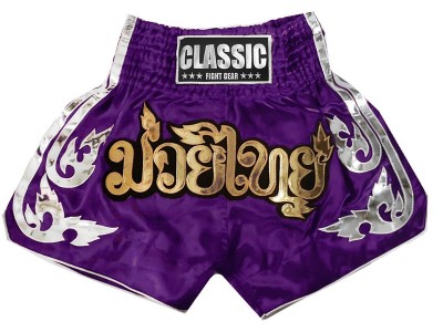 Pantaloncini de Muay Thai Classic : CLS-015-Viola