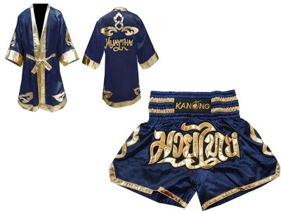 Vestaglia da Boxe Muay Thai Kanong e Pantaloncini Muay Thai : Model 121-Marina