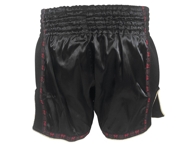 Pantaloncini Muay Thai In Raso - Boxe Thailandese Per Allenamento E Combattimento