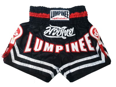 Pantaloncini Thai Kick Boxe Lumpinee : LUM-036 Nero