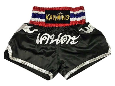 Pantaloncini Kickboxing  personalizzati : KNSCUST-1010 Nero