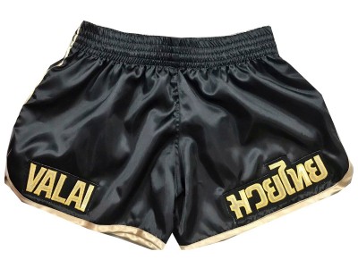 Pantaloncini Muay Thai Boxe personalizzati : KNSCUST-1049 Nero