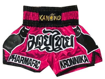 Pantaloncini Muay Thai Boxe personalizzati : KNSCUST-1060 Rosa