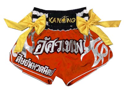 Pantaloncini Kickboxing personalizzati : KNSCUST-1112 Rosso