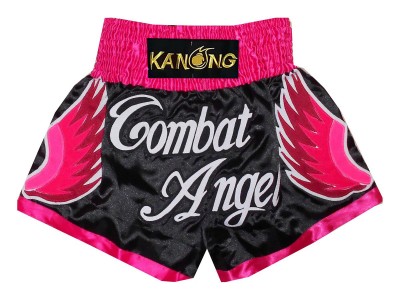 Pantaloncini da Kick boxing personalizzati : KNSCUST-1125 Nero