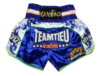 Pantaloncini Muay Thai personalizzati : KNSCUST-1132 Blu
