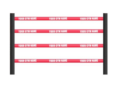 16pcs x 3m Personalizzare Copertura per corda ad anelli Muay Thai per un anello di 4x4m