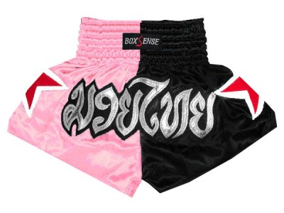 Pantaloncini Kickboxing Ragazzida Boxsense : BXSKID-005-LightRosa