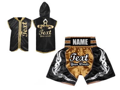 Felpe con cappuccio e Pantaloncini da boxe : Oro