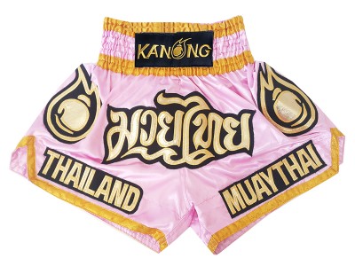 Pantaloncini Boxe Bambino KANONG : KNS-118-Rosa-K