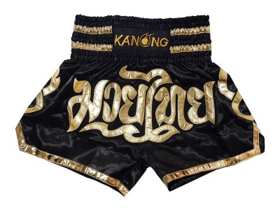 Pantaloncini Kick boxing Bambino KANONG : KNS-121-Nero-K