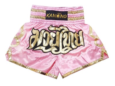 Pantaloncini Kick Boxing Bambino KANONG : KNS-121-Rosa-K