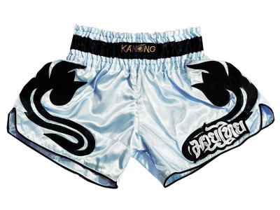 Pantaloncini Muay Thai Kanong : KNSRTO-209-azzurro