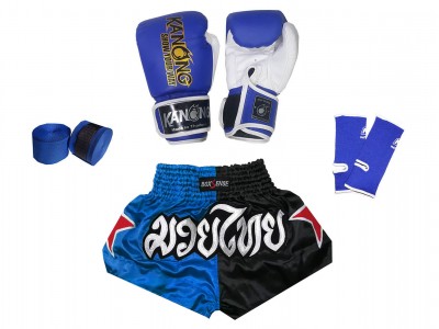 Set Muay Thai per Bambino  : Blu