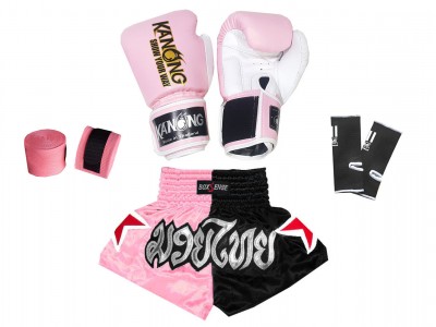 Set Muay Thai per Bambino : Rosa chiaro