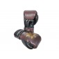 Guantoni boxe Kanong in vera pelle : Marrone/Nero