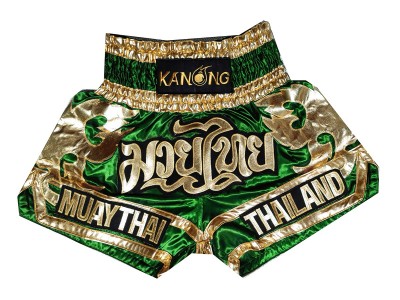 Pantaloncini Muay Thai Kanong : KNS-136-Verde