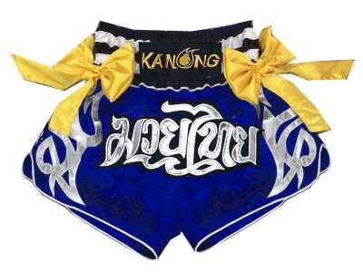 Pantaloncini Thai Boxe KANONG : KNS-127-Blu