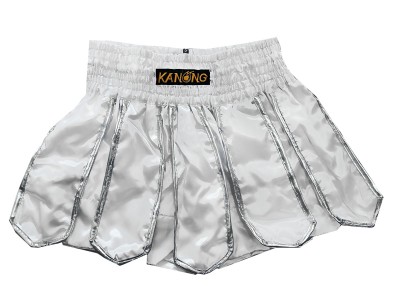 Pantaloncini Muay Thai Kanong : KNS-139-Bianca