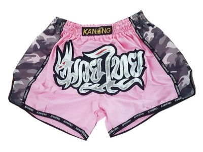 Pantaloncini  Muay Thai Kanong : KNSRTO-231-Rosa