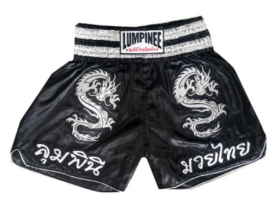 Pantaloncini Thai Kick Boxe Lumpinee : LUM-038 Nero