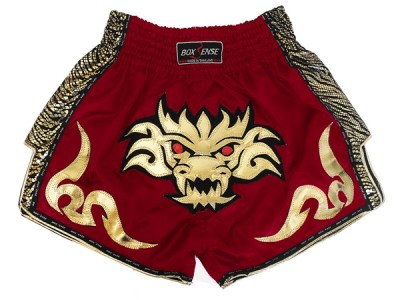 Pantaloncini Muay Thai RETRO BOXSENSE : BXSRTO-026-Marrone