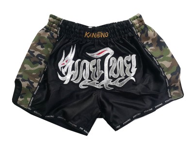 Pantaloncini Muay Thai KANONG : KNSRTO-231-Nero