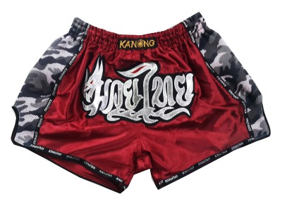 Pantaloncini Muay Thai KANONG : KNSRTO-231-Marrone