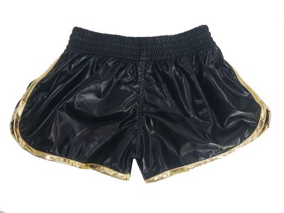 Pantaloncini Muay Thai Boxe Donna Kanong : KNSWO-401-Nero