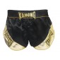 Pantaloncini Retro Muay Thai Donna KANONG : KNSRTO-201-Nero-Oro