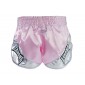 Pantaloncini Retro Muay Thai Donna Kanong : KNSRTO-201-Rosa-Argento