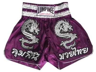 Pantaloncini Thai Kick Boxe Lumpinee : LUM-38 Viola